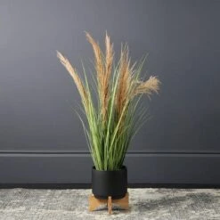 Plain Ceramic Plant Pot On Wooden Stand -Tower Garden Outlet Store 30829989 alt01