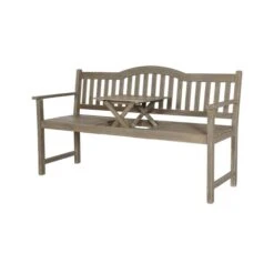 Richmond Acacia Wood Bench With Pop Up Table -Tower Garden Outlet Store 30845589 alt01