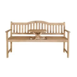 Richmond Acacia Wood Bench With Pop Up Table -Tower Garden Outlet Store 30845590 alt02