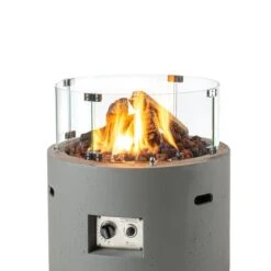 Happy Cocooning Glass Screen Kit For Round Fire Pits