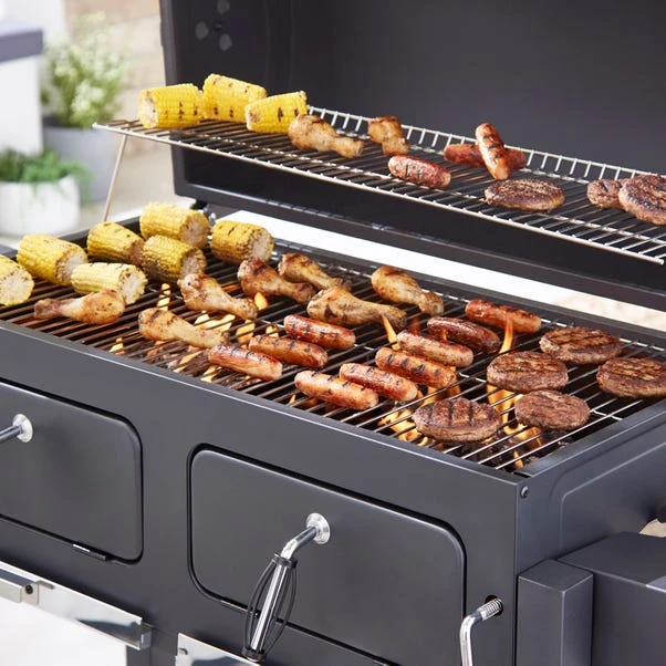 Tower Ignite Duo XL Charcoal BBQ, Black Steel 7 Tower Ignite Duo XL Charcoal BBQ, Black Steel - Image 7