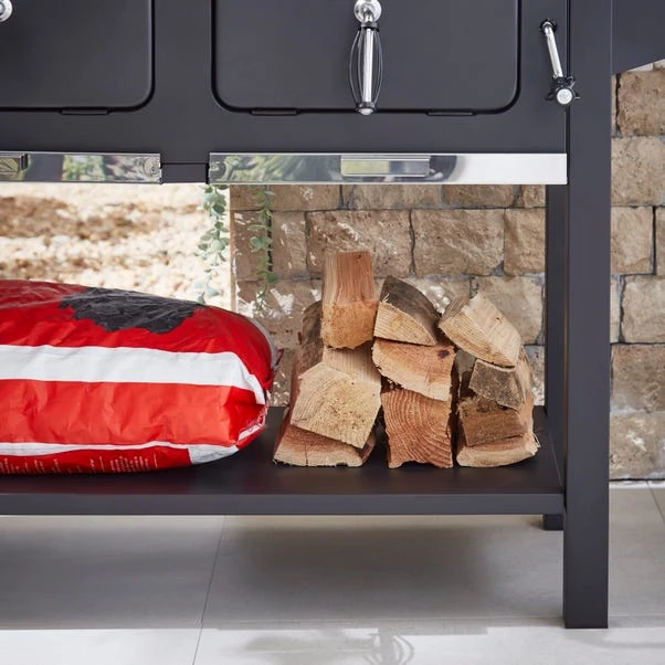 Tower Ignite Duo XL Charcoal BBQ, Black Steel 9 Tower Ignite Duo XL Charcoal BBQ, Black Steel - Image 9