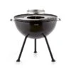 Tower Sphere Charcoal Pit 'n' Grill, Black Steel