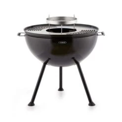 Tower Sphere Charcoal Pit 'n' Grill, Black Steel
