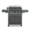 Tower Stealth Pro Six Burner Gas BBQ, Black Steel