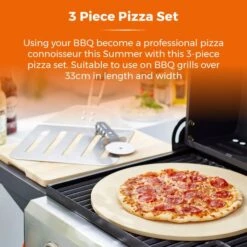 Tower Set Of 3 Pizza Tools, Stainless Steel -Tower Garden Outlet Store 30849223 alt02
