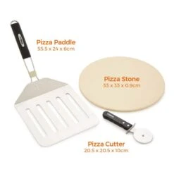 Tower Set Of 3 Pizza Tools, Stainless Steel -Tower Garden Outlet Store 30849223 alt07