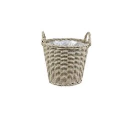 Polyrattan Lined Basket Plant Pot -Tower Garden Outlet Store 30849596 alt01