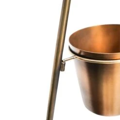 Gold Metal Wall Plant Stand With Planters -Tower Garden Outlet Store 30849600 alt06