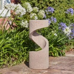 Outdoor Spiral Water Feature -Tower Garden Outlet Store 30849639