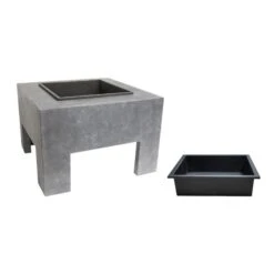 Square Firebowl & Console -Tower Garden Outlet Store 30850294 alt03