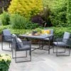 Sheringham Rope 4 Seater Cube Dining Set
