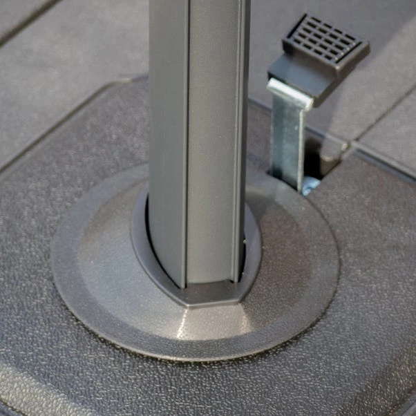 One Box 3m Round Parasol With Water Base 6 One Box 3m Round Parasol With Water Base - Image 6