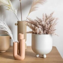 Set Of 2 Buckley Metal Plant Pots -Tower Garden Outlet Store 30861598 alt02