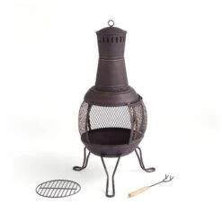 Steel Chimenea -Tower Garden Outlet Store 30862897 alt07