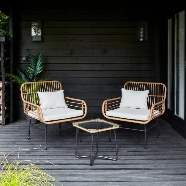 Rattan Rope Bistro Set 2 Rattan Rope Bistro Set - Image 2