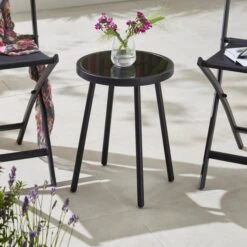 Small Glass Bistro Table -Tower Garden Outlet Store 30870105