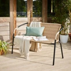 Rattan Bench
