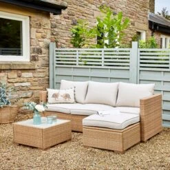 Rattan Sofa Lounger Set -Tower Garden Outlet Store 30870149