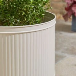 Round Galvanised Plant Pot 11 Round Galvanised Plant Pot -Tower Garden Outlet Store 30872695 alt01