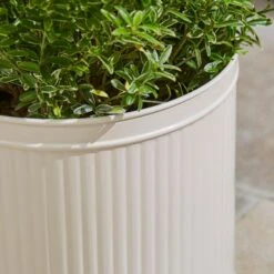 Round Galvanised Plant Pot 9 Round Galvanised Plant Pot -Tower Garden Outlet Store 30872696 alt01