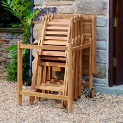 Compact Wooden Folding Dining Set -Tower Garden Outlet Store 30877113 alt01