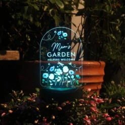 Personalised Flower Garden Outdoor Solar LED Light -Tower Garden Outlet Store 30878360 alt06