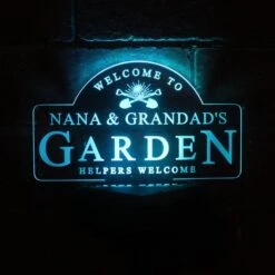 Personalised Garden Sign Outdoor Solar LED Light -Tower Garden Outlet Store 30878361 alt02