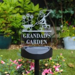 Personalised Gnome Garden Outdoor Solar LED Light -Tower Garden Outlet Store 30878362 alt08