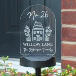 Personalised Home Outdoor Solar LED Light -Tower Garden Outlet Store 30878363 alt05