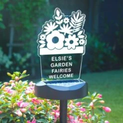 Personalised Plant Pot Outdoor Solar LED Light -Tower Garden Outlet Store 30878364 alt09