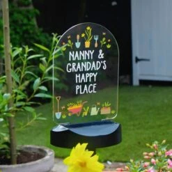 Personalised Vegetable Patch Outdoor Solar LED Light -Tower Garden Outlet Store 30878365 alt02