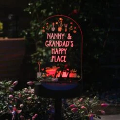 Personalised Vegetable Patch Outdoor Solar LED Light -Tower Garden Outlet Store 30878365 alt08