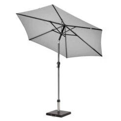 Riva 2.5m Round Parasol With Rome Polished Black Granite Base -Tower Garden Outlet Store 30893686 alt02