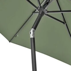 Riva 2.5m Round Parasol With Rome Polished Black Granite Wheeled Parasol Base -Tower Garden Outlet Store 30893687 alt03