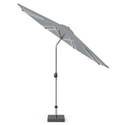 Glow Defender 3m Round Centre Pole Parasol With Rome Polished Black Granite Base -Tower Garden Outlet Store 30893690