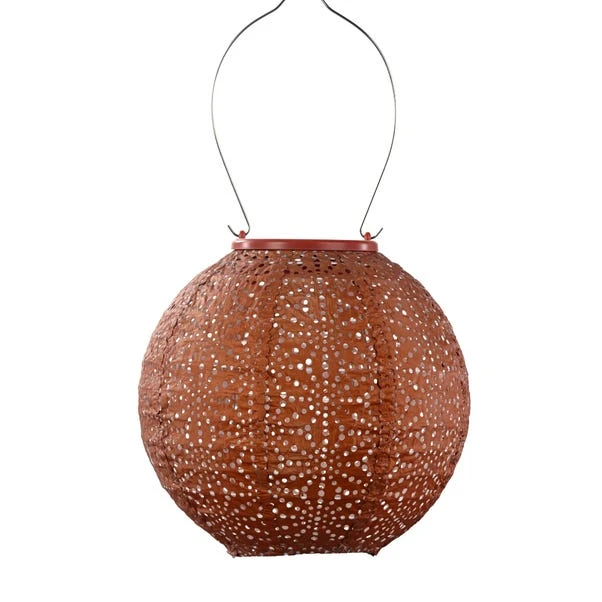 Fallen Fruits Round Sashiko Solar Lantern 1 Fallen Fruits Round Sashiko Solar Lantern