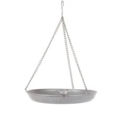Fallen Fruits Grey Metal Hanging Bird Bath -Tower Garden Outlet Store 30900055 alt02