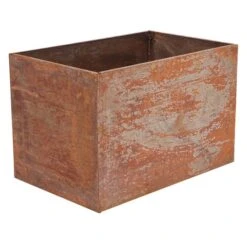 Fallen Fruits Low Rectangular Rust Planter -Tower Garden Outlet Store 30900101 alt01