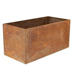 Fallen Fruits Low Rectangular Rust Planter -Tower Garden Outlet Store 30900102 alt01