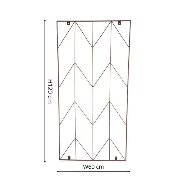 Ivyline Outdoor Herringbone Trellis 4 Ivyline Outdoor Herringbone Trellis - Image 4