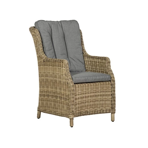 Wentworth 4 Seater Round Highback Comfort Dining Set 4 Wentworth 4 Seater Round Highback Comfort Dining Set - Image 4