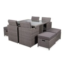 Paris 8 Seater Cube Dining Set -Tower Garden Outlet Store 30915680 alt05