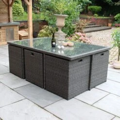 Paris 10 Seater Cube Dining Set 14 Paris 10 Seater Cube Dining Set -Tower Garden Outlet Store 30915681 alt05