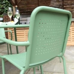 Porto 4 Seater Round Dining Set With Stacking Chairs 16 Porto 4 Seater Round Dining Set With Stacking Chairs -Tower Garden Outlet Store 30915710 alt03