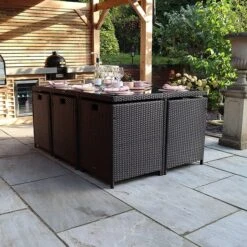 Nevada 6 Seater Cube Dining Set -Tower Garden Outlet Store 30915715 alt01