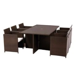 Nevada 6 Seater Cube Dining Set -Tower Garden Outlet Store 30915715 alt03