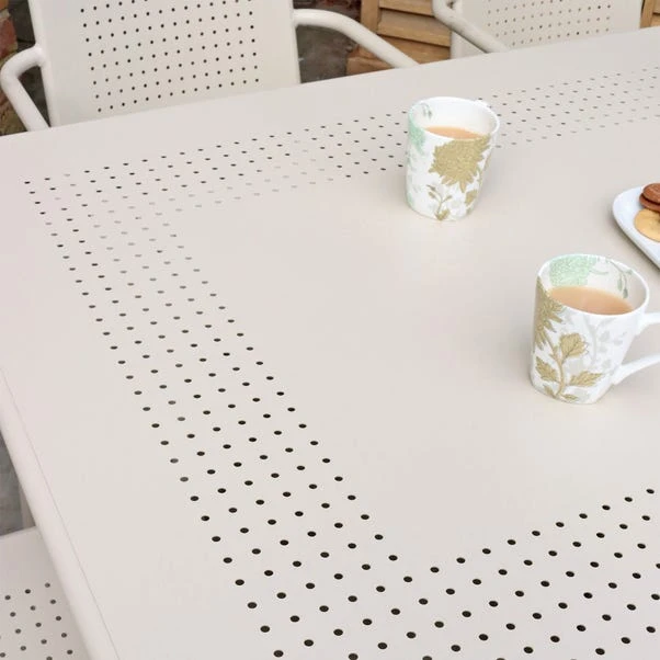 Porto 6 Seater Dining Set With Stacking Chairs 11 Porto 6 Seater Dining Set With Stacking Chairs - Image 11