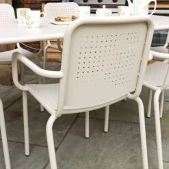 Porto 6 Seater Dining Set With Stacking Chairs 30 Porto 6 Seater Dining Set With Stacking Chairs -Tower Garden Outlet Store 30915726 alt04