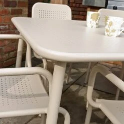 Porto 6 Seater Dining Set With Stacking Chairs 31 Porto 6 Seater Dining Set With Stacking Chairs -Tower Garden Outlet Store 30915726 alt05